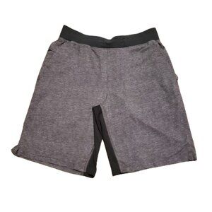 lululemon athletica Running Shorts Men's Medium M Gray Summer Gym Workout Trendy